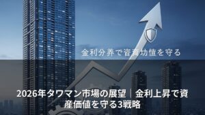 2026年タワマン市場の展望｜金利上昇で資産価値を守る3戦略