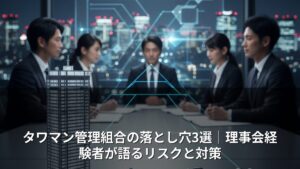 タワマン管理組合の落とし穴3選｜理事会経験者が語るリスクと対策