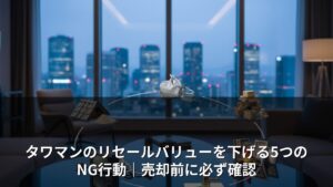 タワマンのリセールバリューを下げる5つのNG行動｜売却前に必ず確認