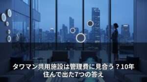 タワマン共用施設は管理費に見合う？10年住んで出た7つの答え