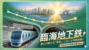 臨海地下鉄はいつ開業？全7駅のルートと勝どき・晴海・豊洲のマンション価格への影響